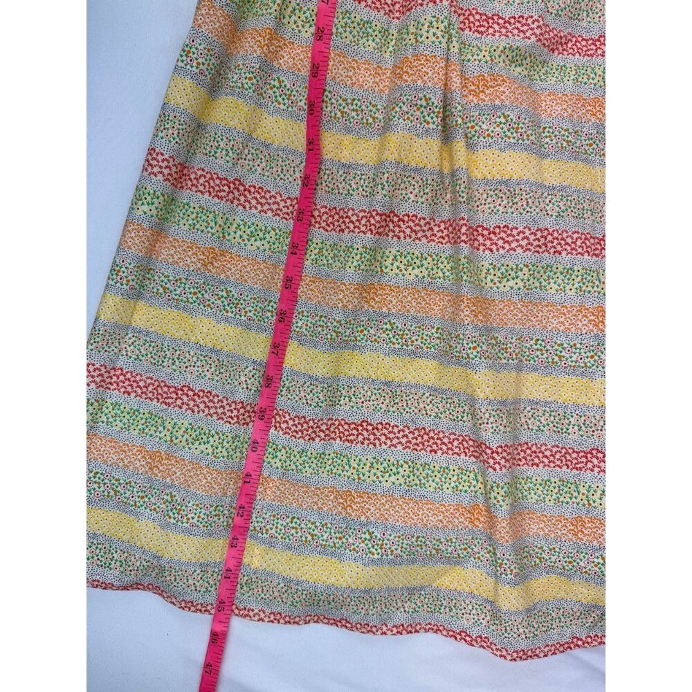 Ann Mashburn Mixed Media Print Midi Cotton Dress Size XS - Picture 6 of 6